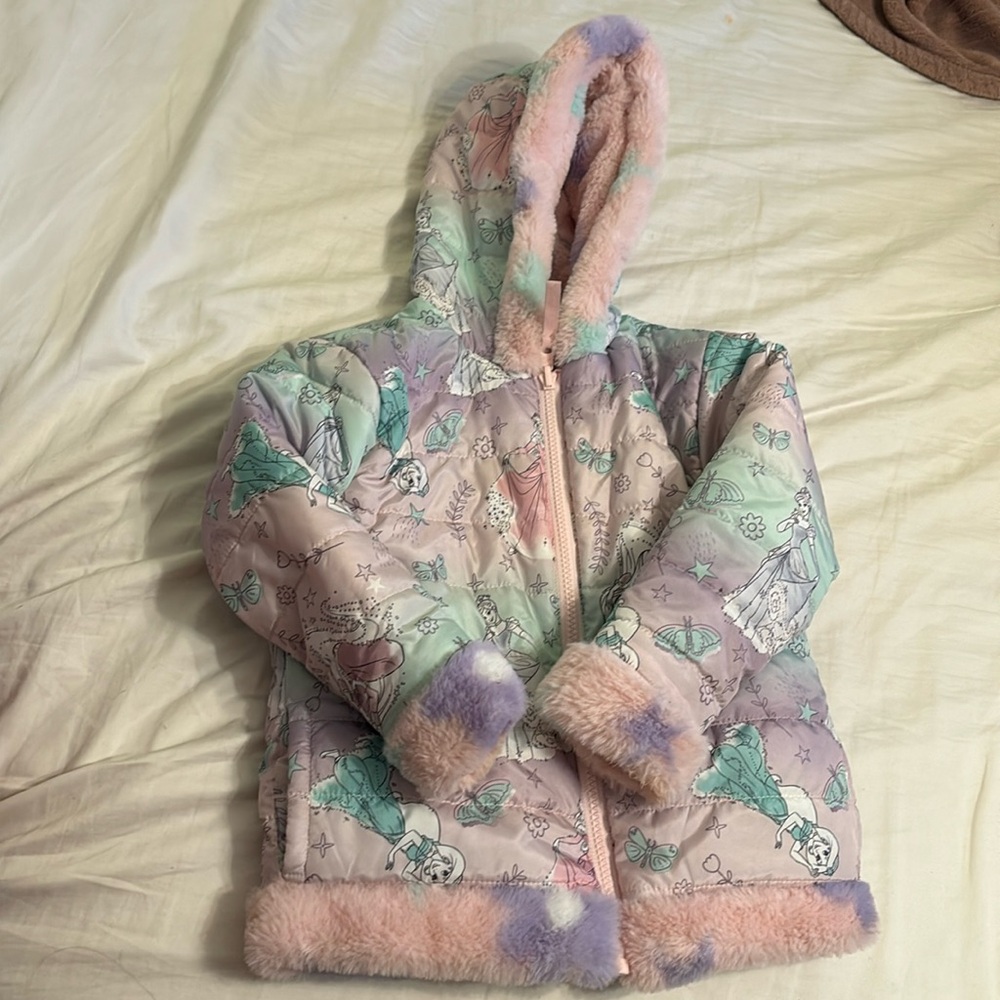 Disney princess 4T reversable jacket
